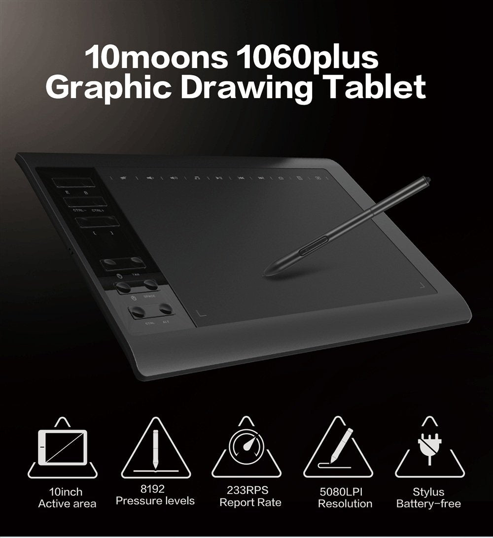 Przenośny tablet cyfrowy Połączenie z telefonem komórkowym Cyfrowy tablet do rysowania z naciskiem Interaktywny tablet graficzny do rysowania