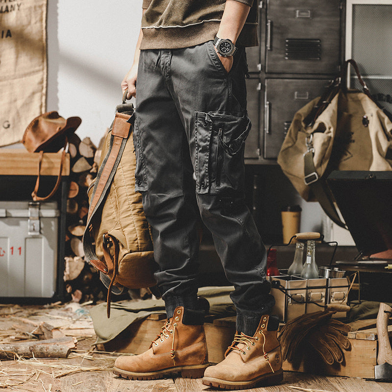 American-style overalls pants men's straight fall 2022 new functional urban outdoor commuting mountain series tactical casual pants